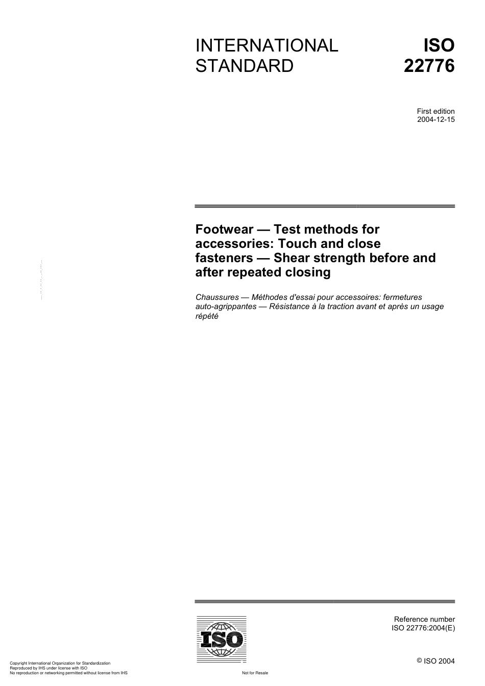 ISO 22776-2004.pdf_第1页