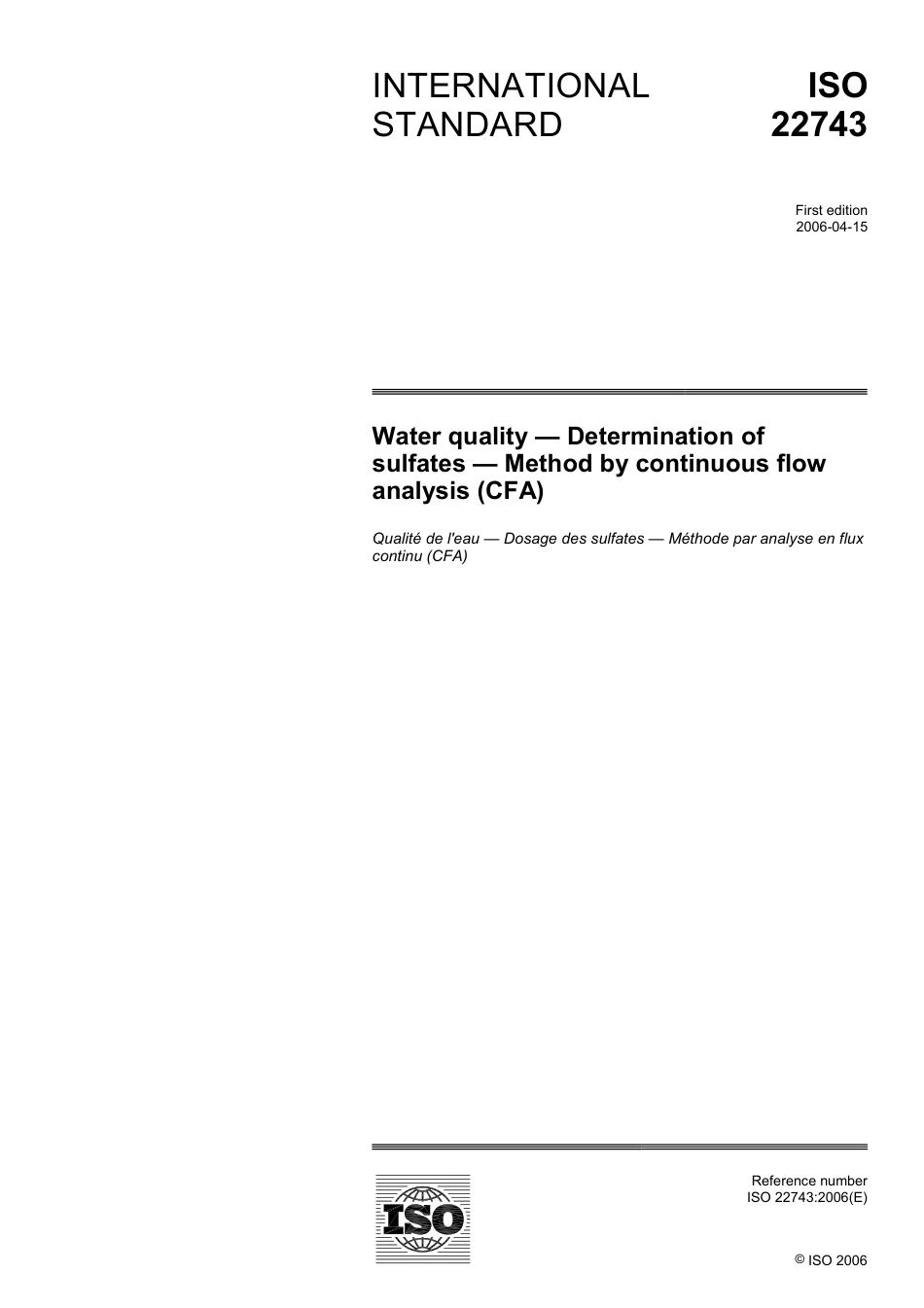 ISO 22743-2006.pdf_第1页