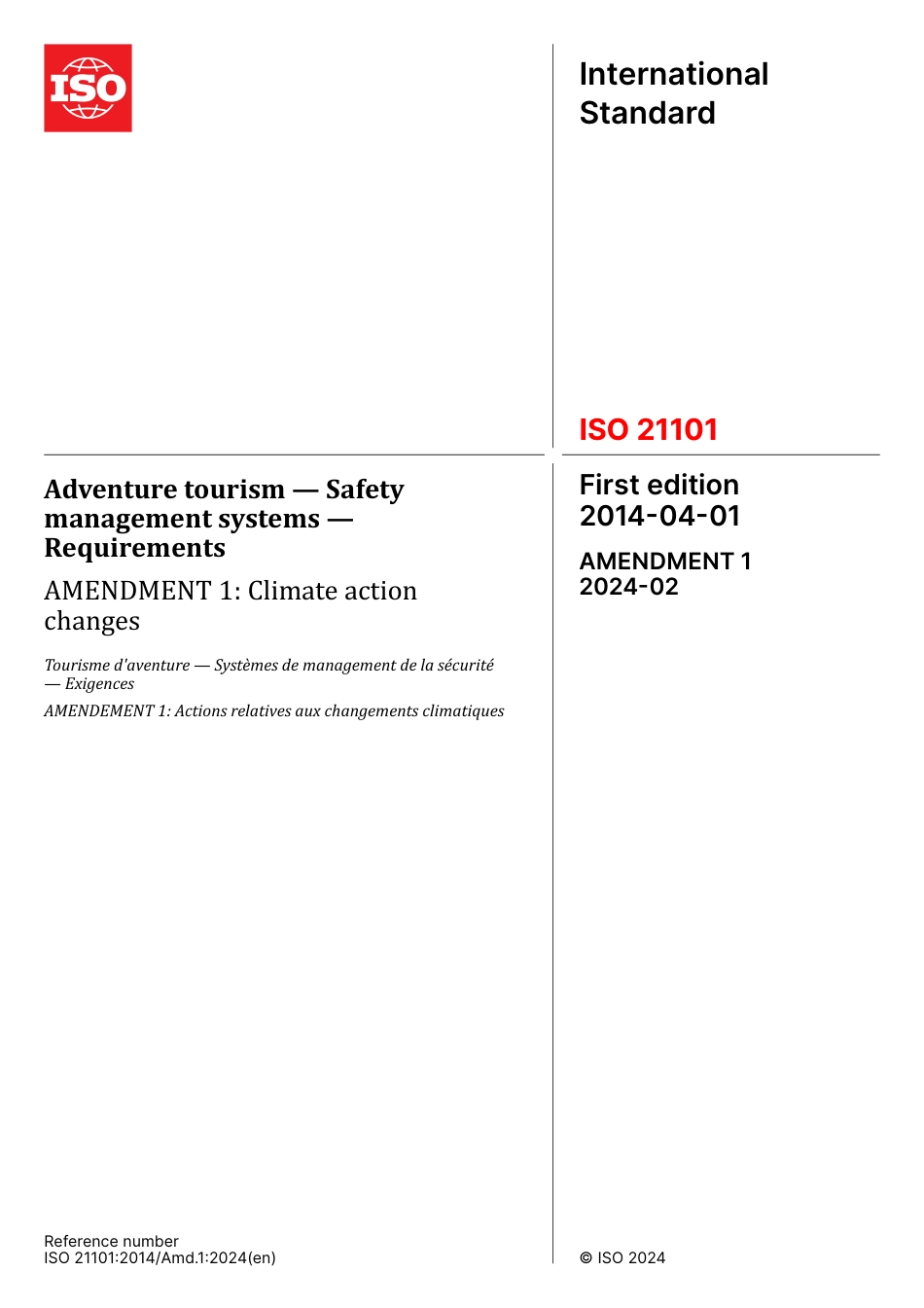 ISO 21101-2014 amd1-2024.pdf_第1页