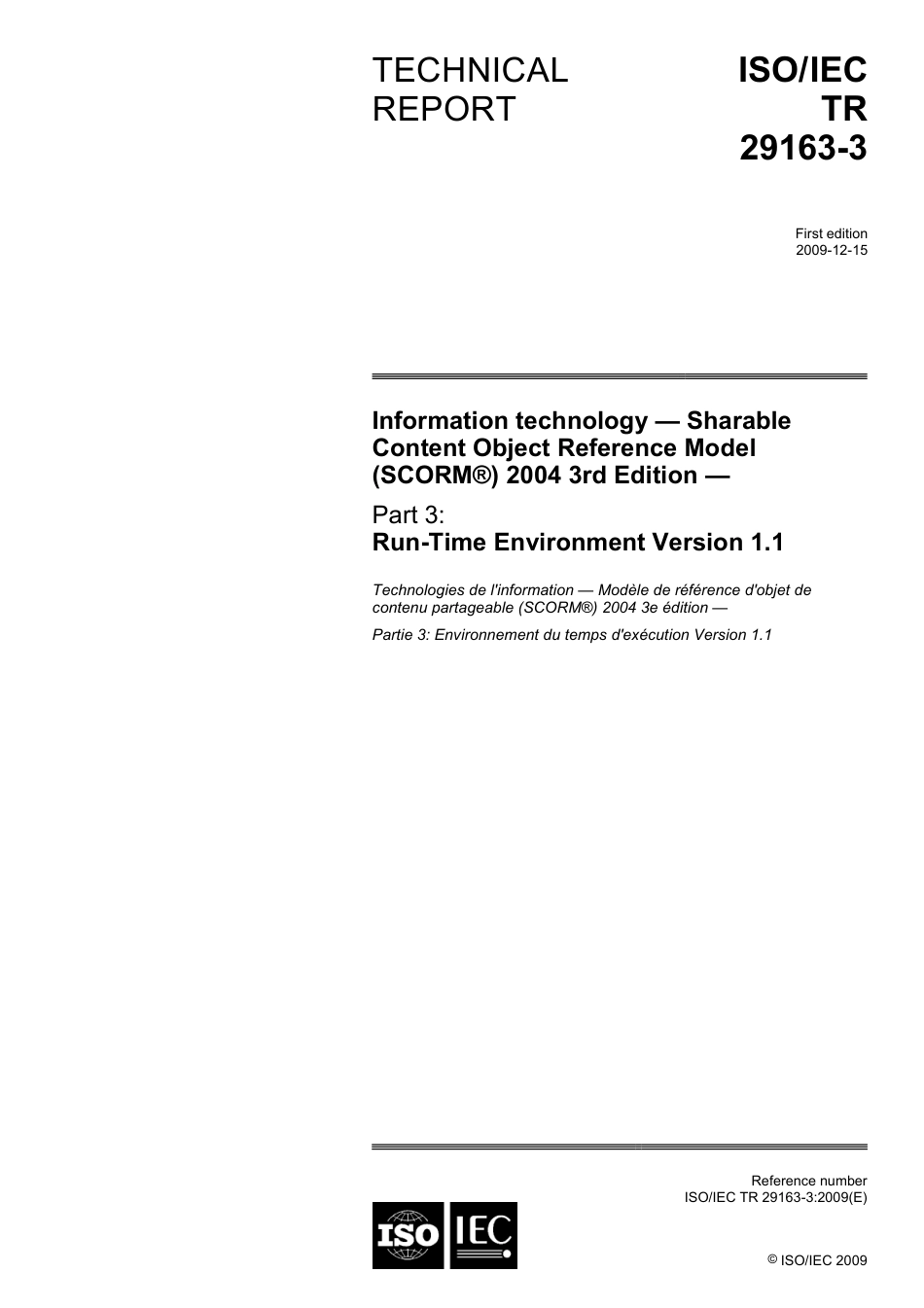 ISO IEC TR 29163-3-2009.pdf_第1页