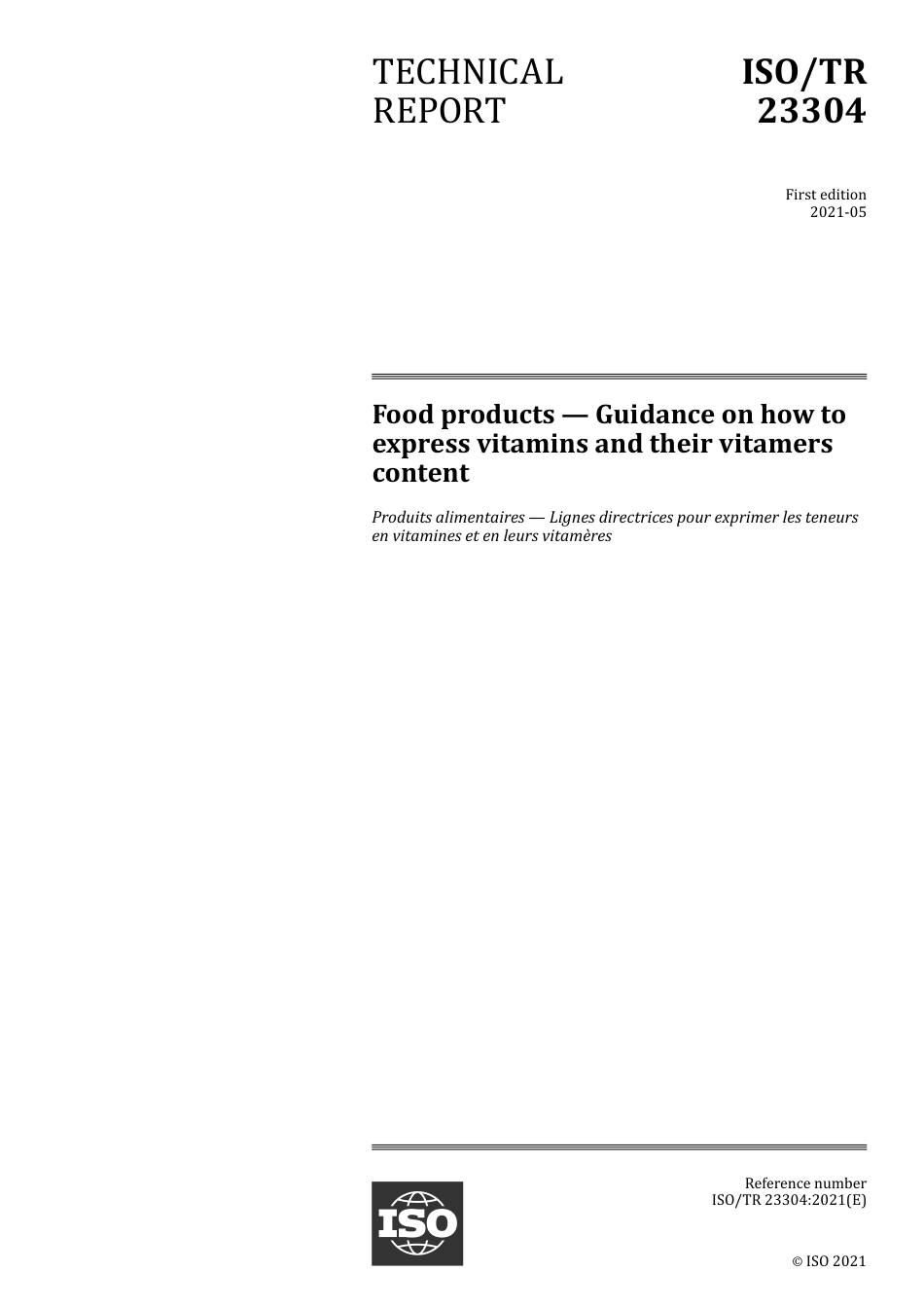 ISO TR 23304-2021.pdf_第1页