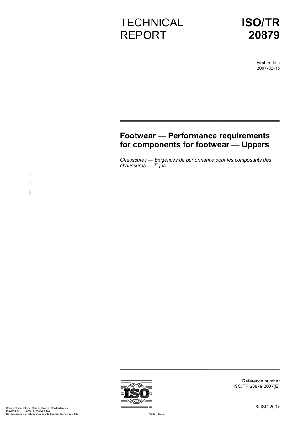 ISO TR 20879-2007.pdf_第1页