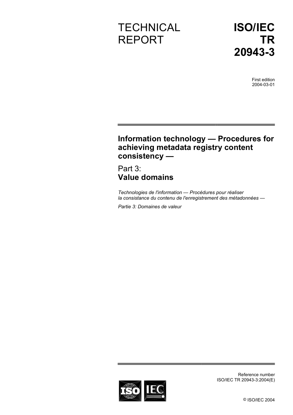 ISO IEC TR 20943-3-2004.pdf_第1页