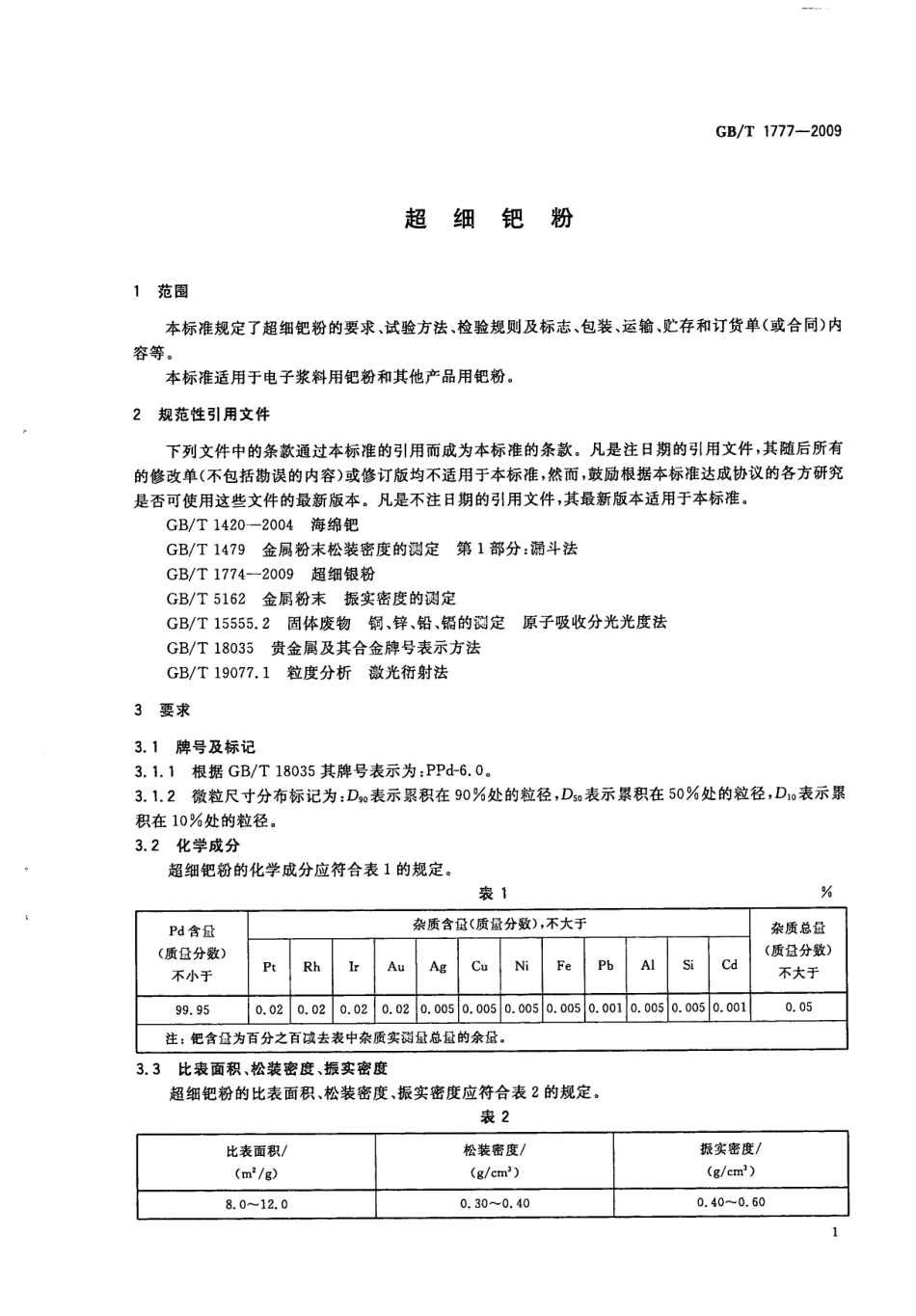 GBT 1777-2009 超细钯粉.pdf_第3页
