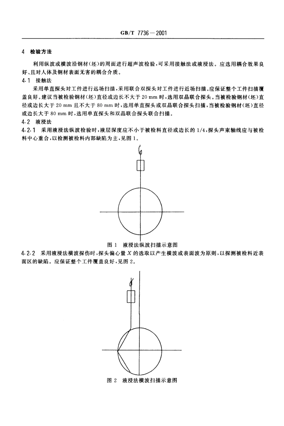 GBT7736-2001钢的低倍组织及缺陷超声波检验法.pdf_第3页