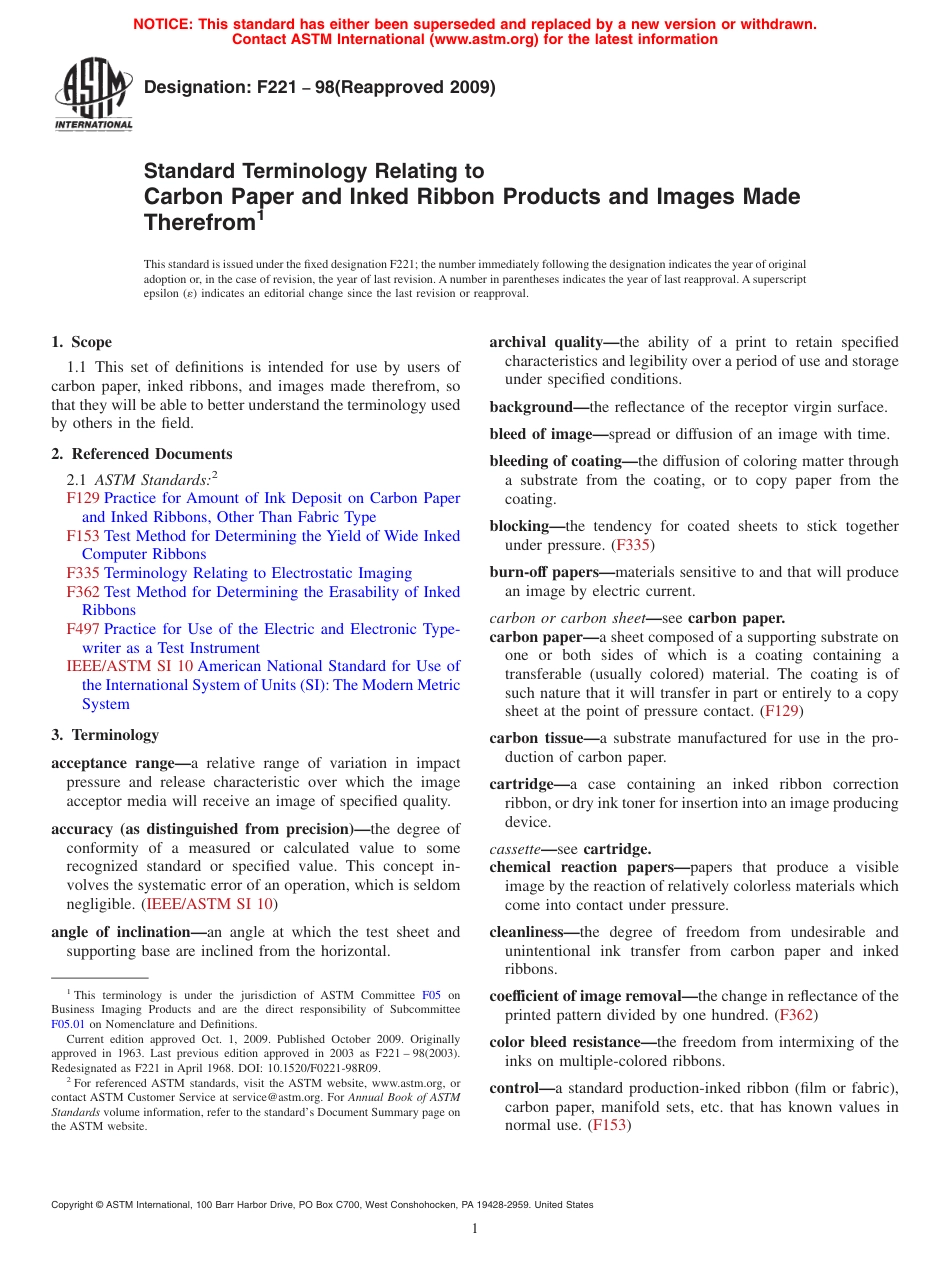 ASTM F221 - 98 (2009).pdf_第1页