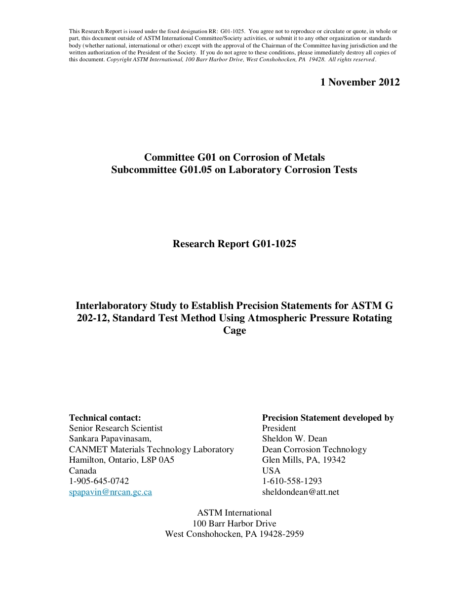 ASTM RR-G01-1025 2012.pdf_第1页