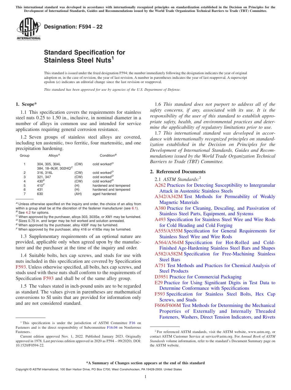 ASTM F594 - 22.pdf_第1页