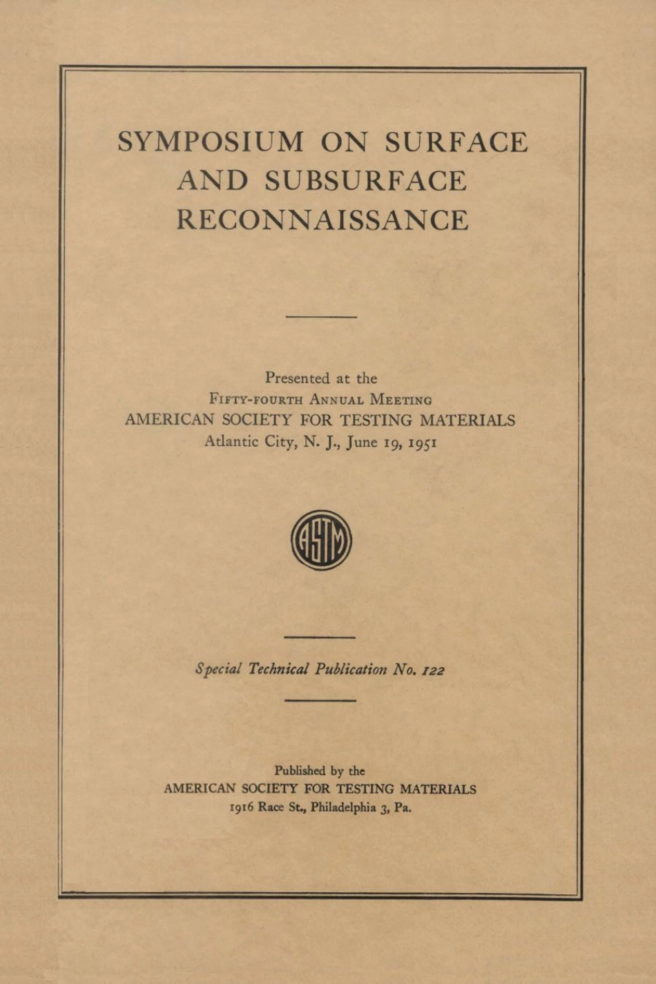 ASTM STP 122-1952.pdf_第1页