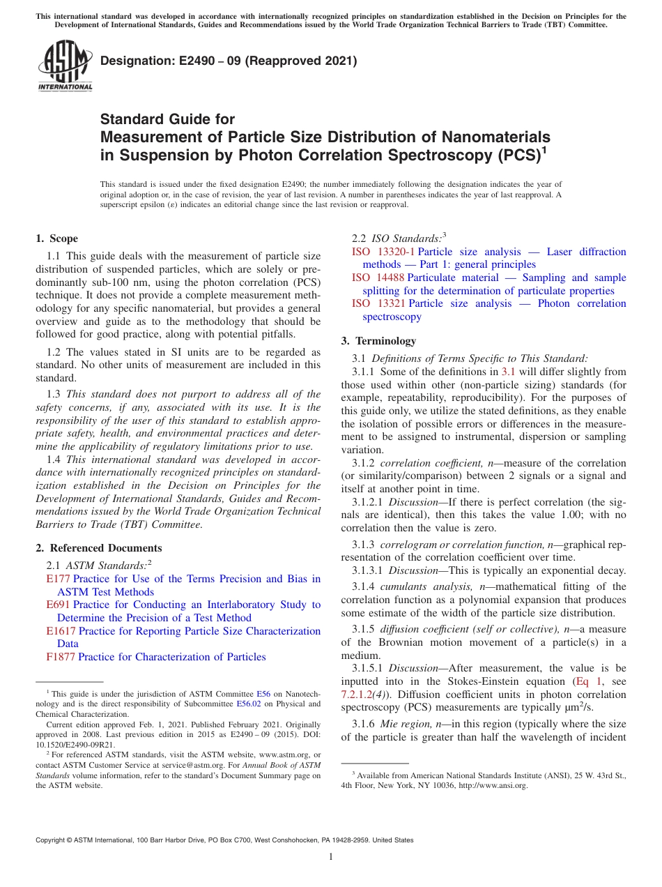 ASTM E2490 - 09 (2021).pdf_第1页