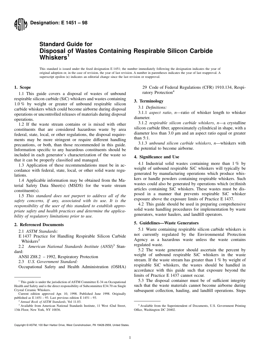 ASTM E1451 - 98.pdf_第1页