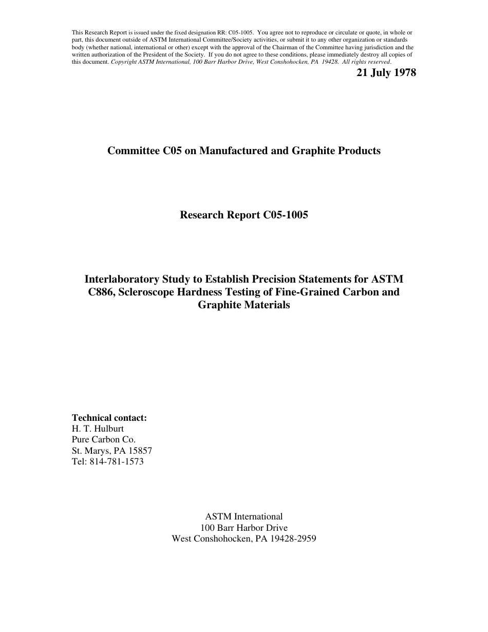 ASTM RR-C05-1005 1978.pdf_第1页