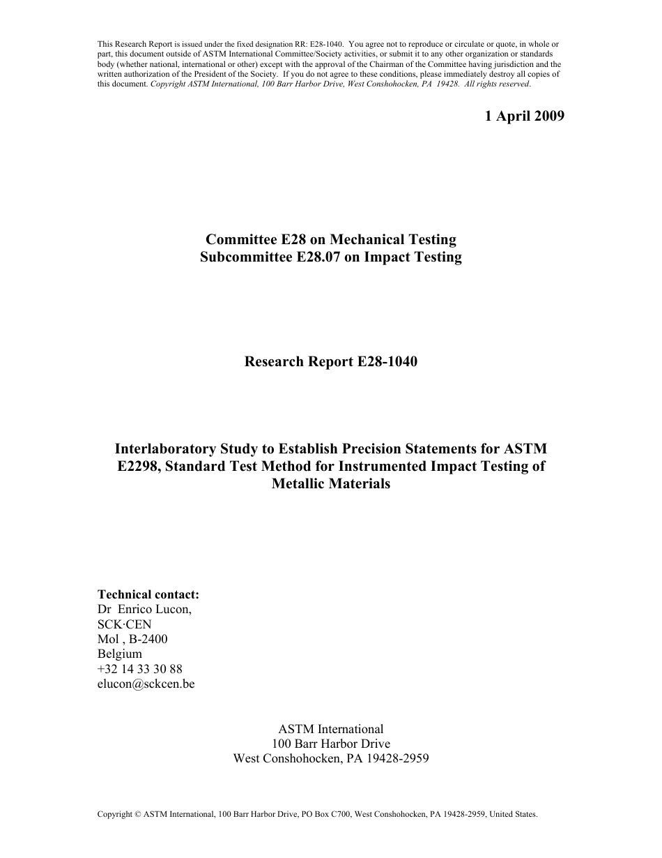 ASTM RR-E28-1040 2009.pdf_第1页