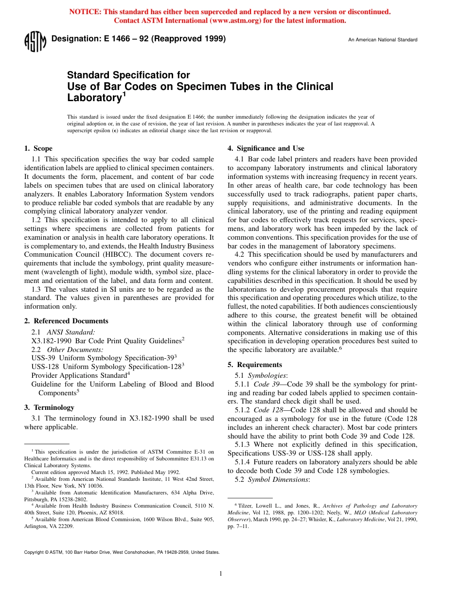 ASTM E1466 - 92 (1999).pdf_第1页