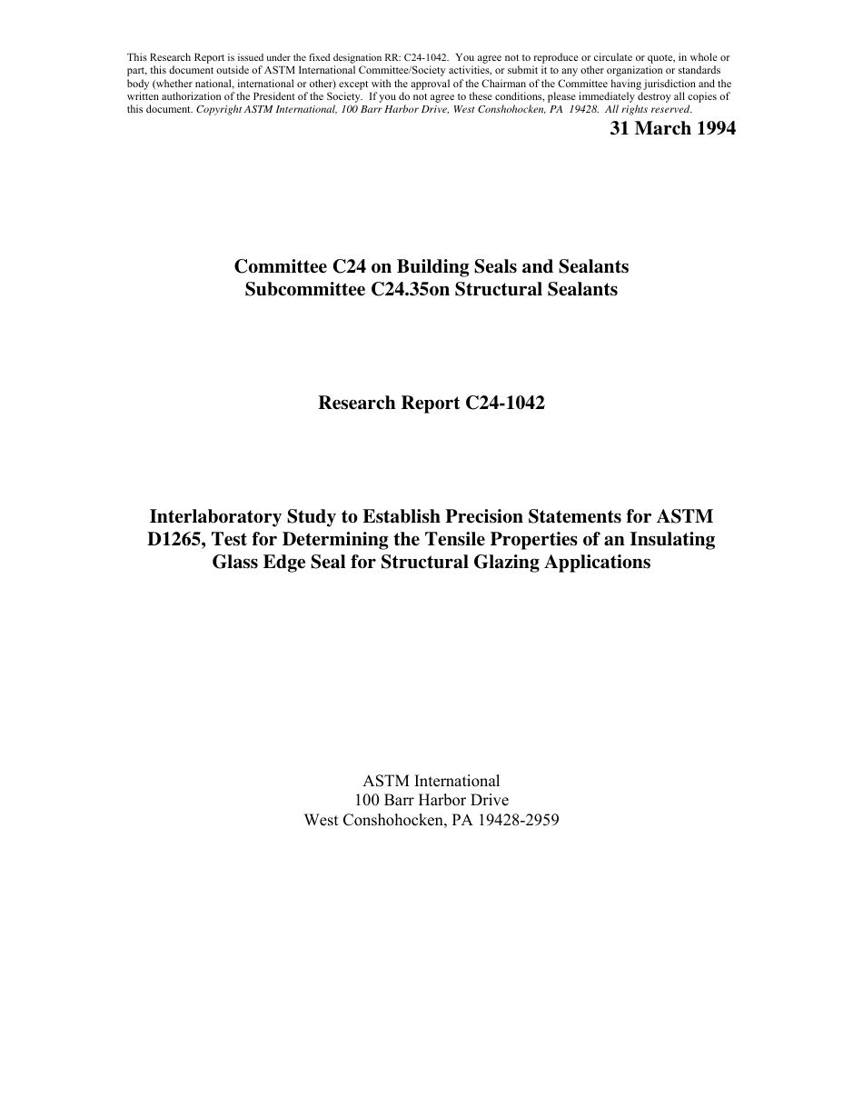 ASTM RR-C24-1042 1994.pdf_第1页
