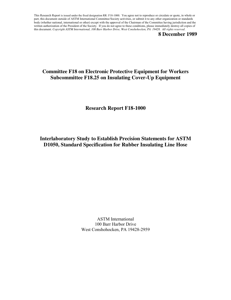 ASTM RR-F18-1000 1989.pdf_第1页