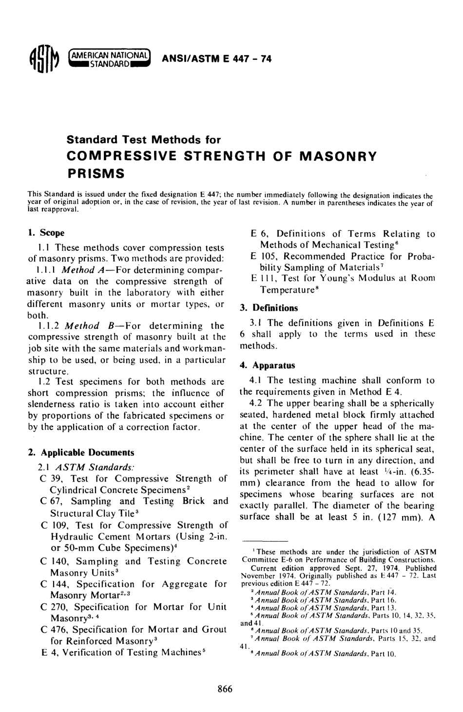 ASTM E447 - 74 scan.pdf_第1页