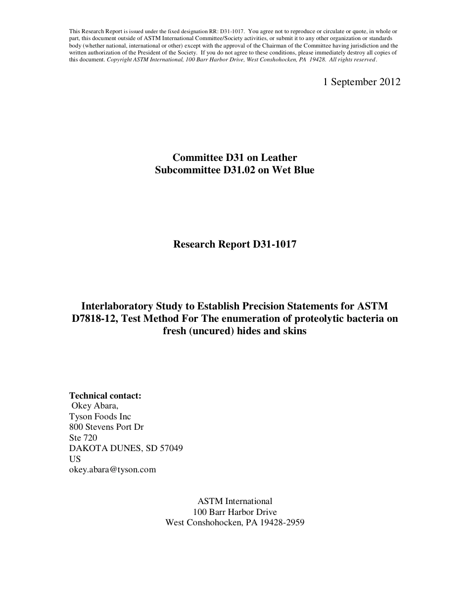 ASTM RR-D31-1017 2012.pdf_第1页