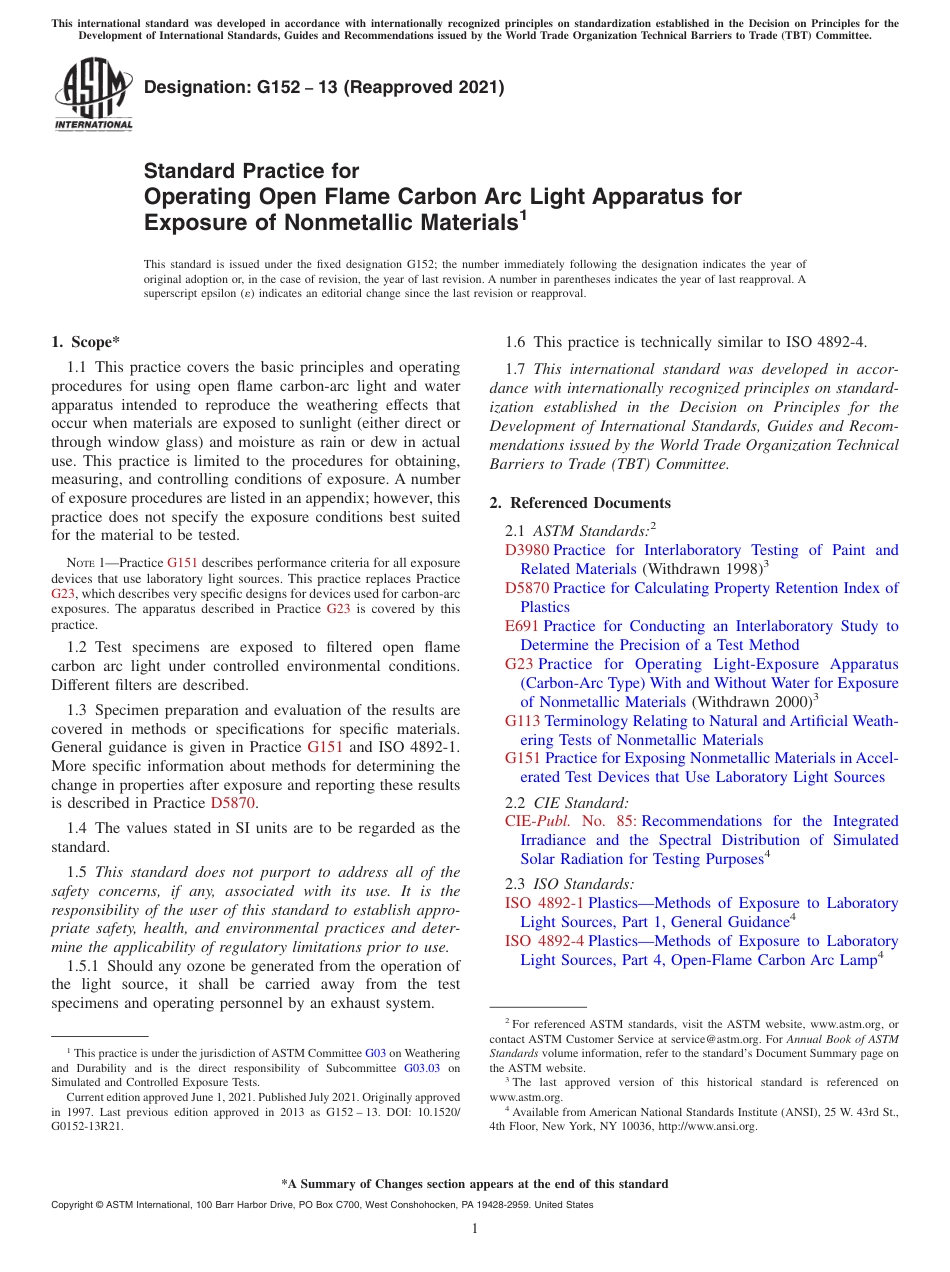 ASTM G152 - 13 (2021).pdf_第1页