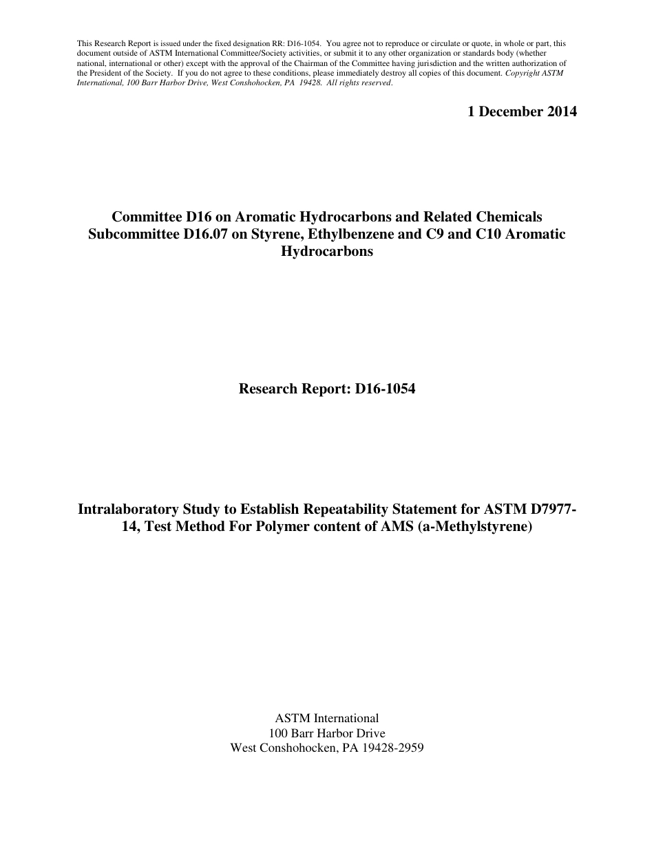 ASTM RR-D16-1054 2014.pdf_第1页