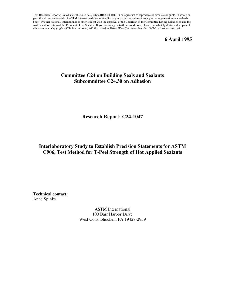ASTM RR-C24-1047 1995.pdf_第1页