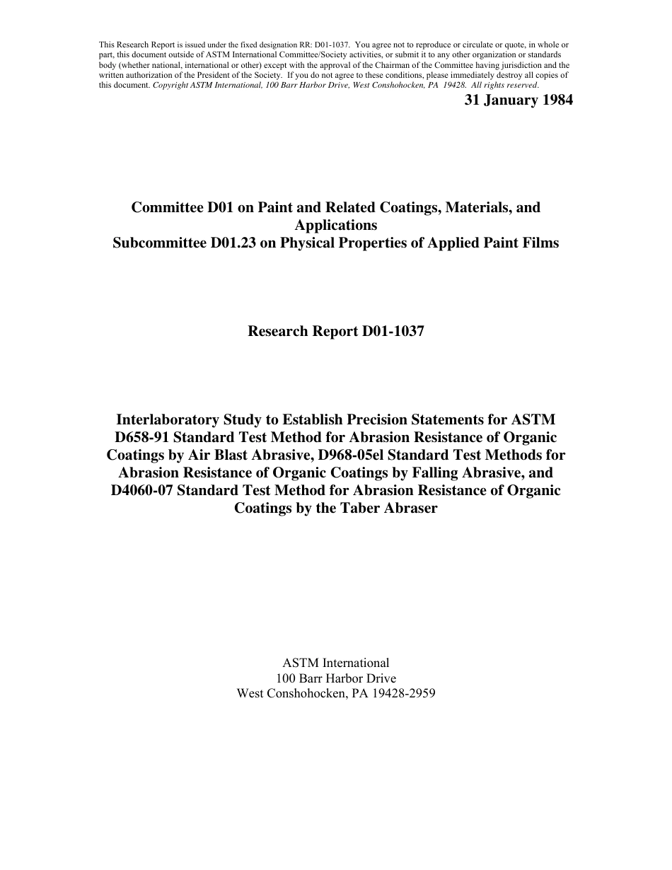 ASTM RR-D01-1037 1984.pdf_第1页