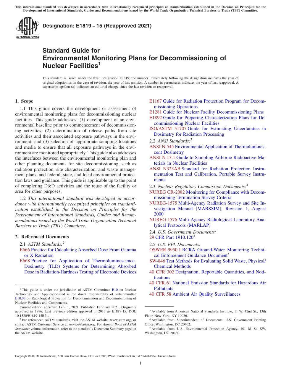 ASTM E1819 - 15 (2021).pdf_第1页