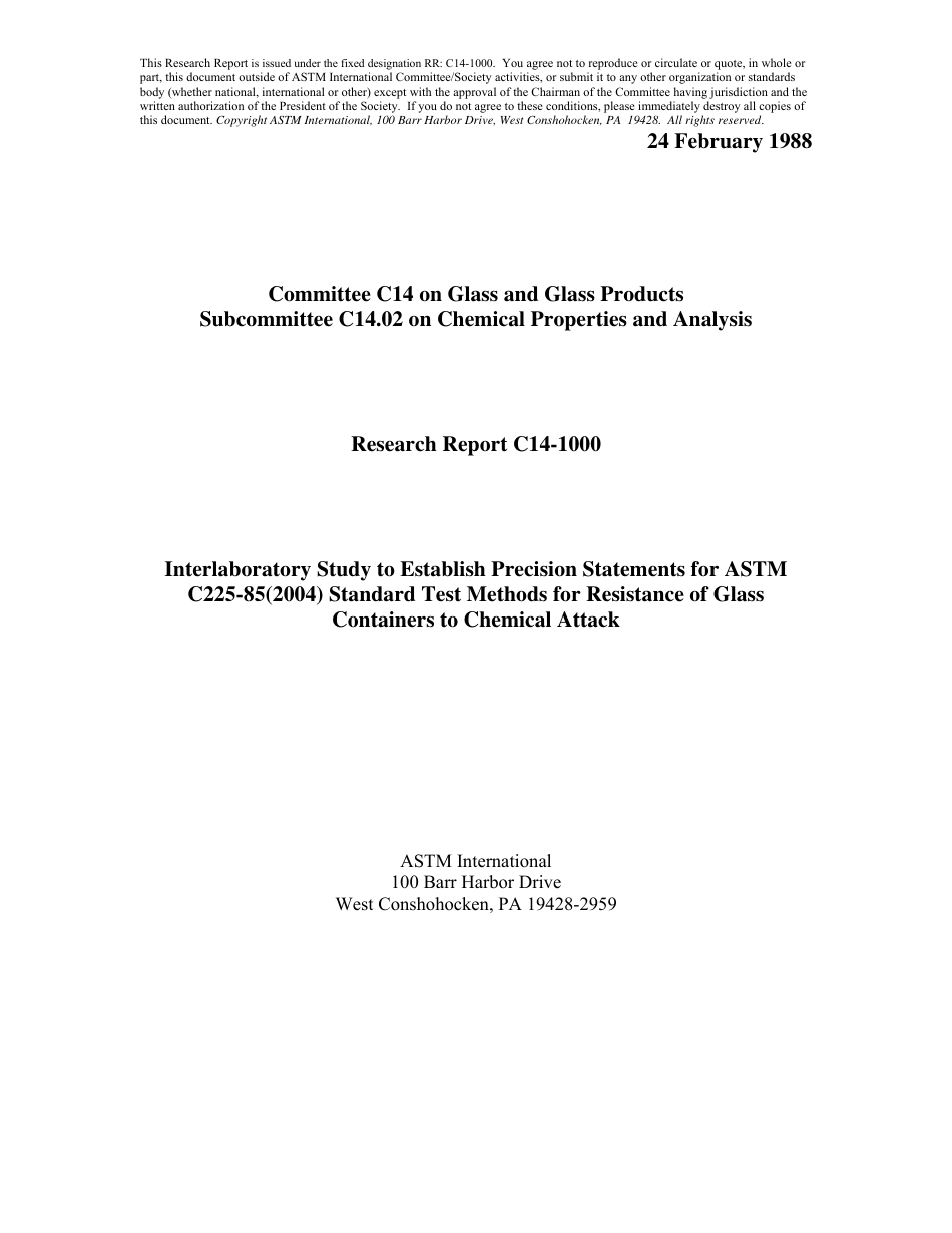 ASTM RR-C14-1000 1988.pdf_第1页