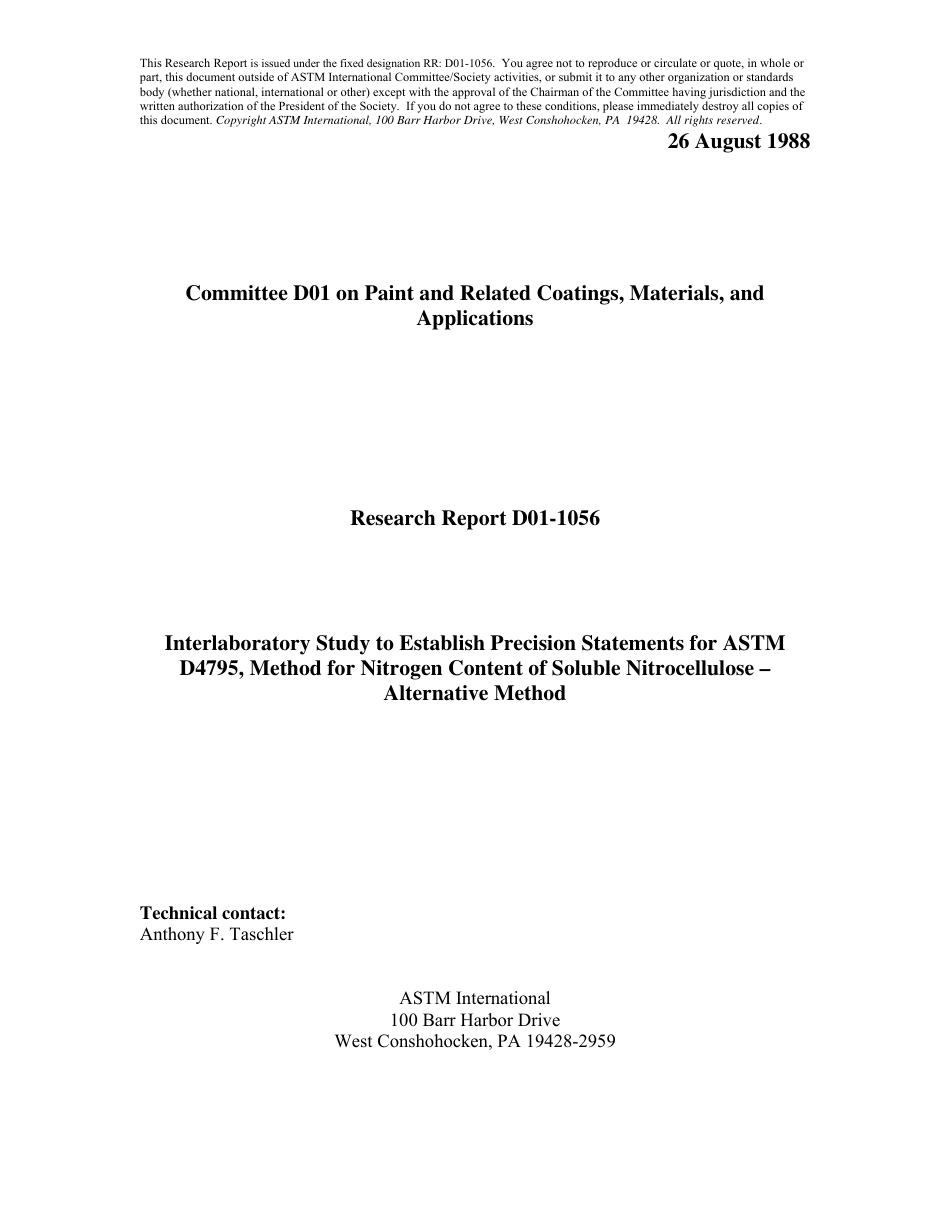 ASTM RR-D01-1056 1988.pdf_第1页