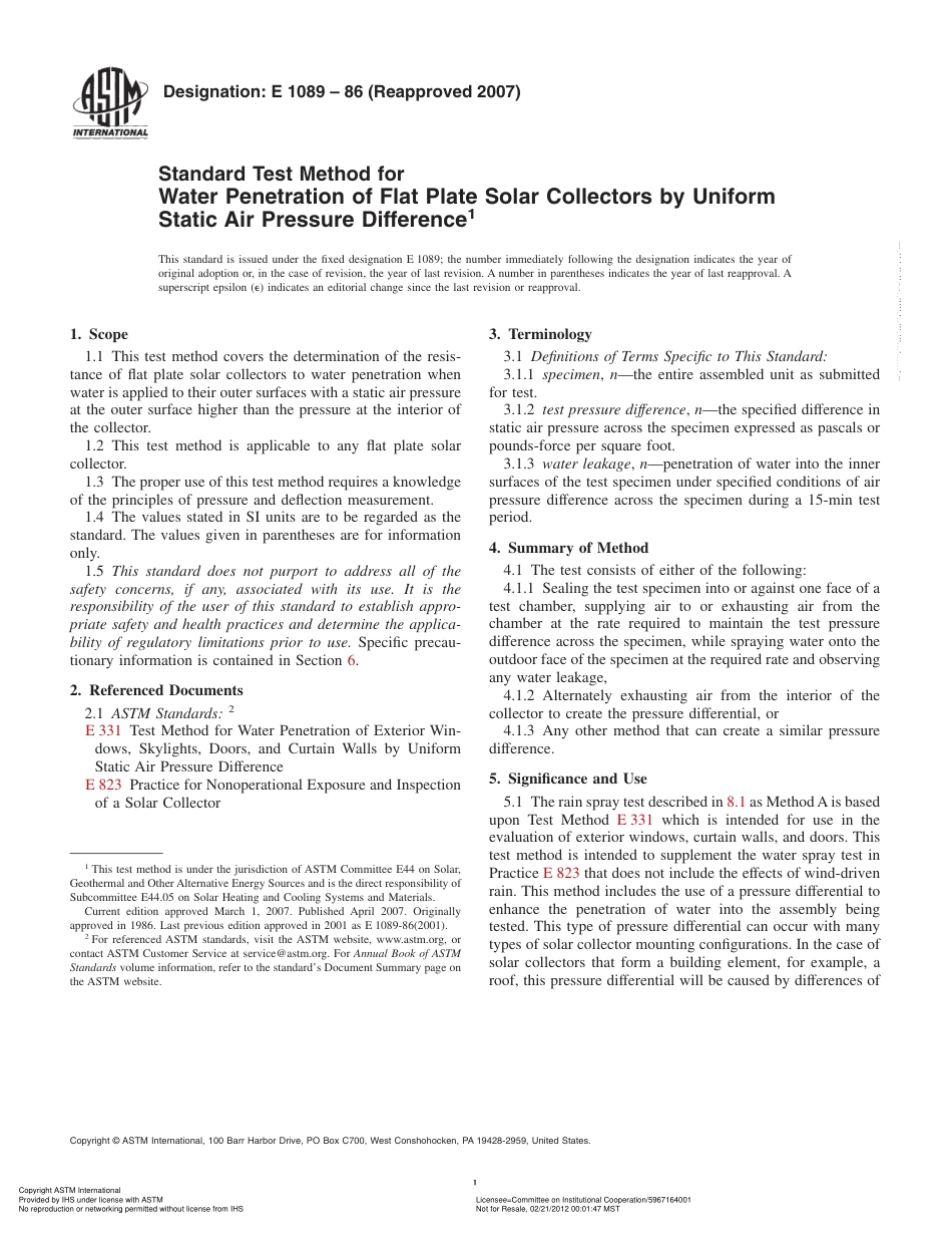 ASTM E1089 - 86 (2007).pdf_第1页