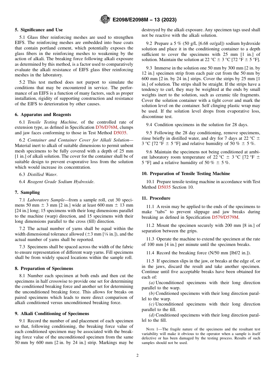 ASTM E2098 - E 2098M - 13 (2023).pdf_第2页