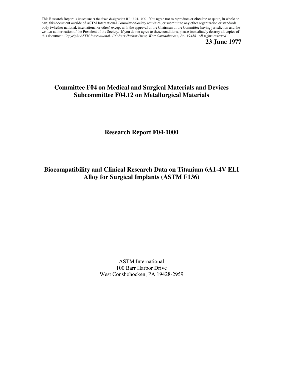 ASTM RR-F04-1000 1977.pdf_第1页