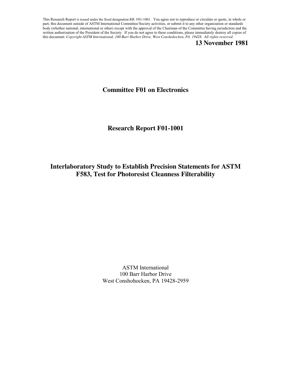 ASTM RR-F01-1001 1981.pdf_第1页