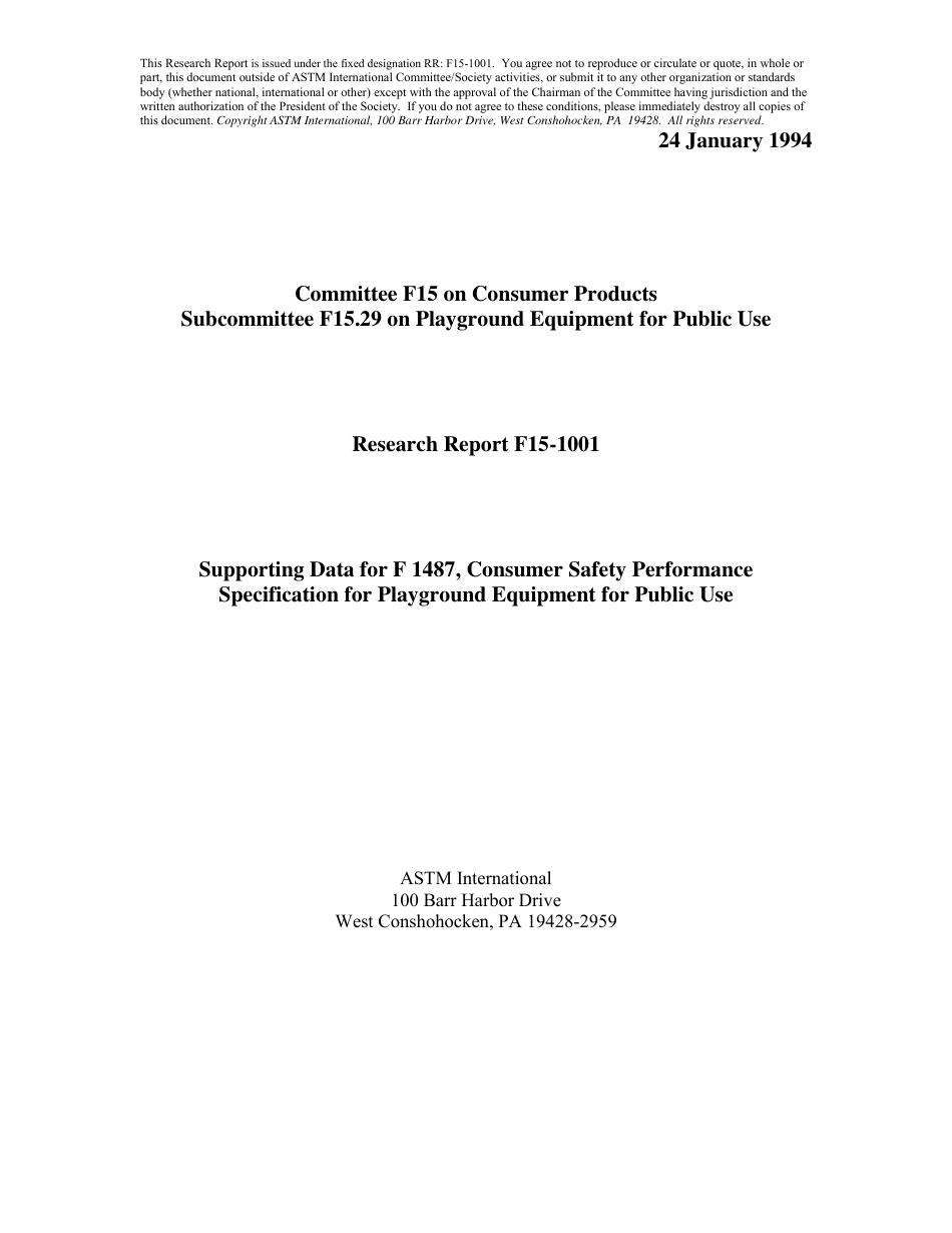 ASTM RR-F15-1001 1994.pdf_第1页