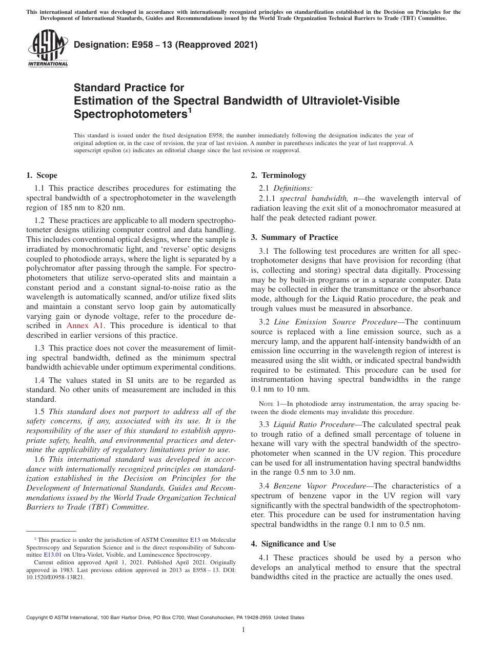 ASTM E958 - 13 (2021).pdf_第1页