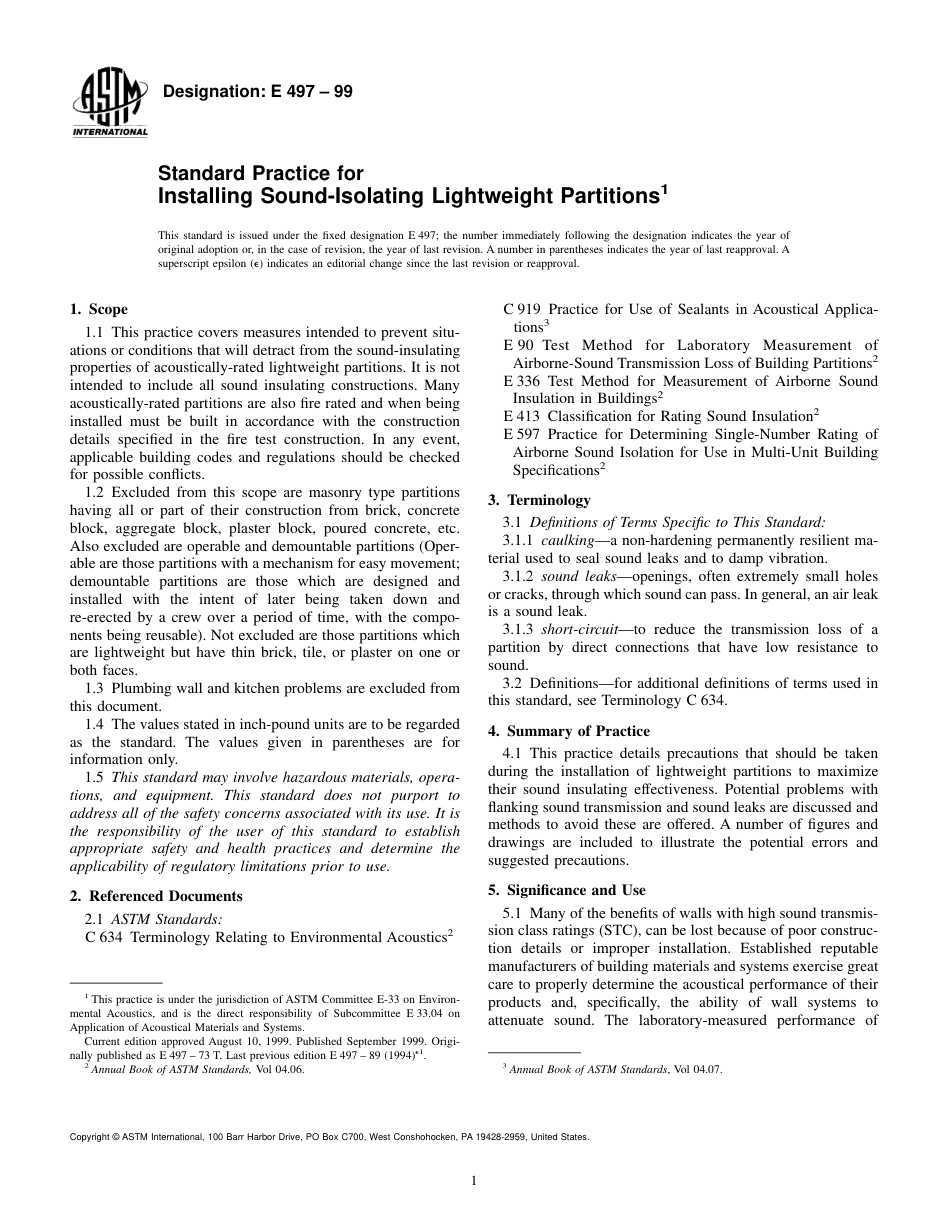 ASTM E497 - 99.pdf_第1页