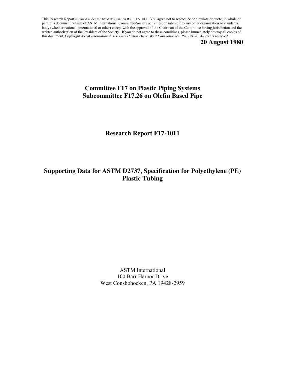 ASTM RR-F17-1011 1980.pdf_第1页
