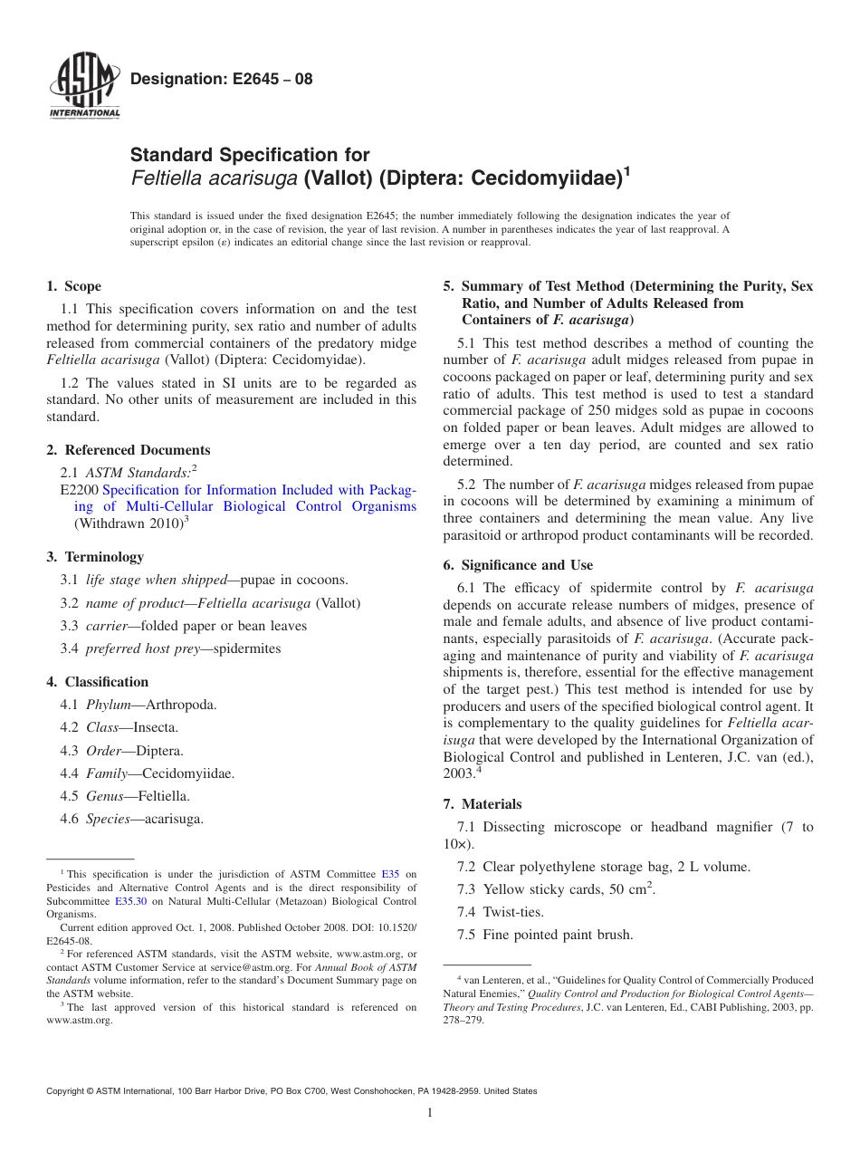 ASTM E2645 - 08.pdf_第1页