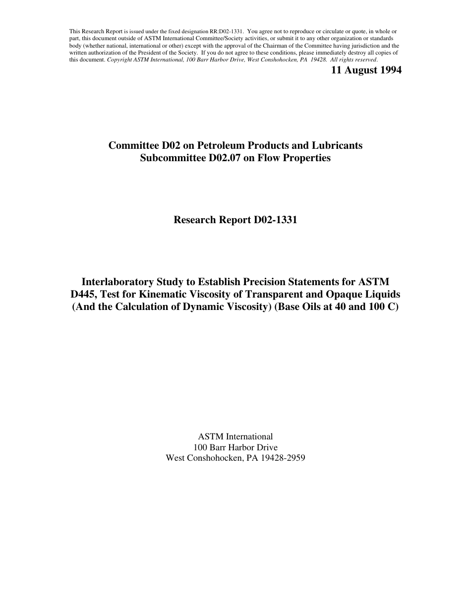 ASTM RR-D02-1331 1994.pdf_第1页