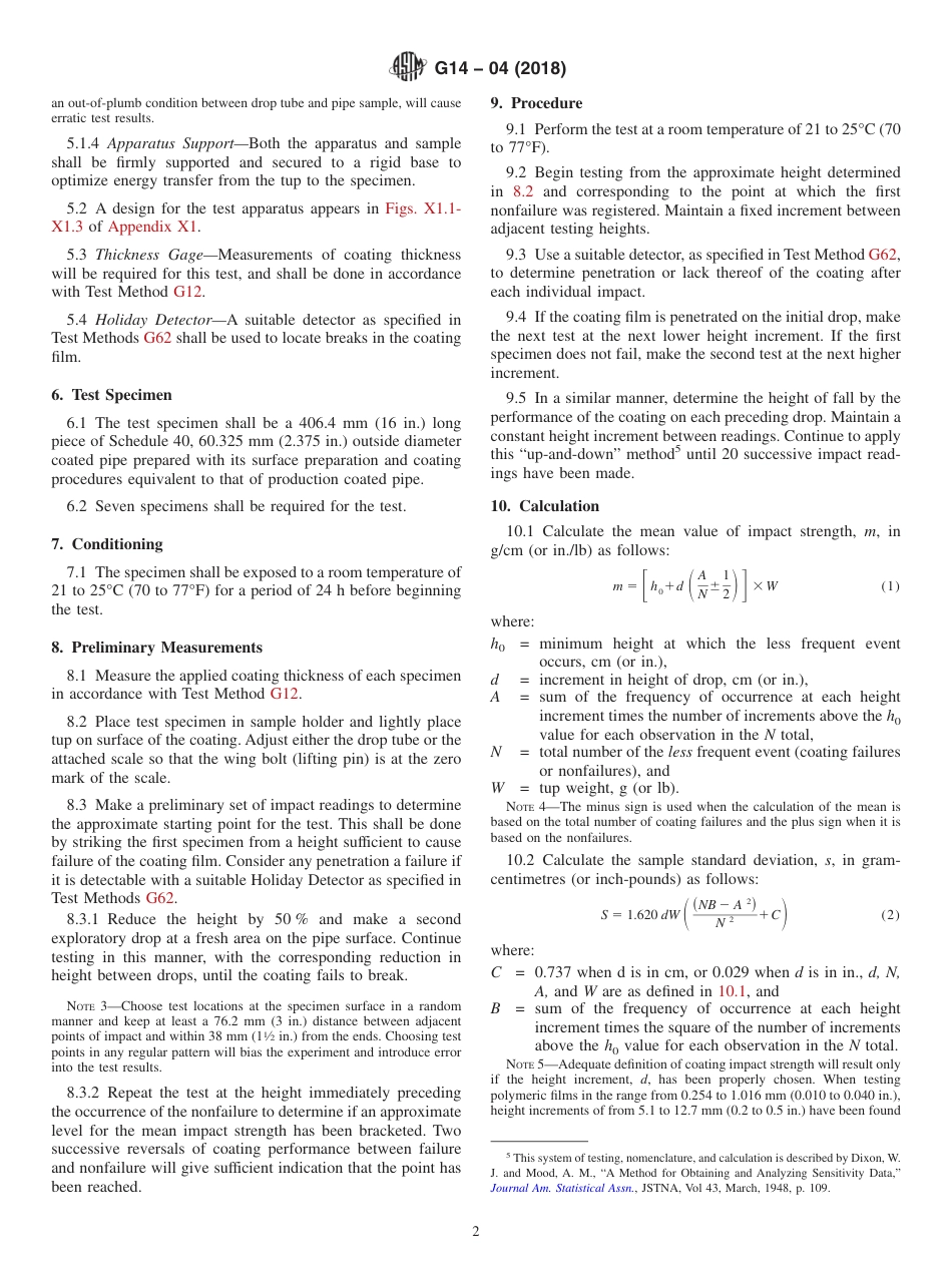 ASTM G14 - 04 (2018).pdf_第2页