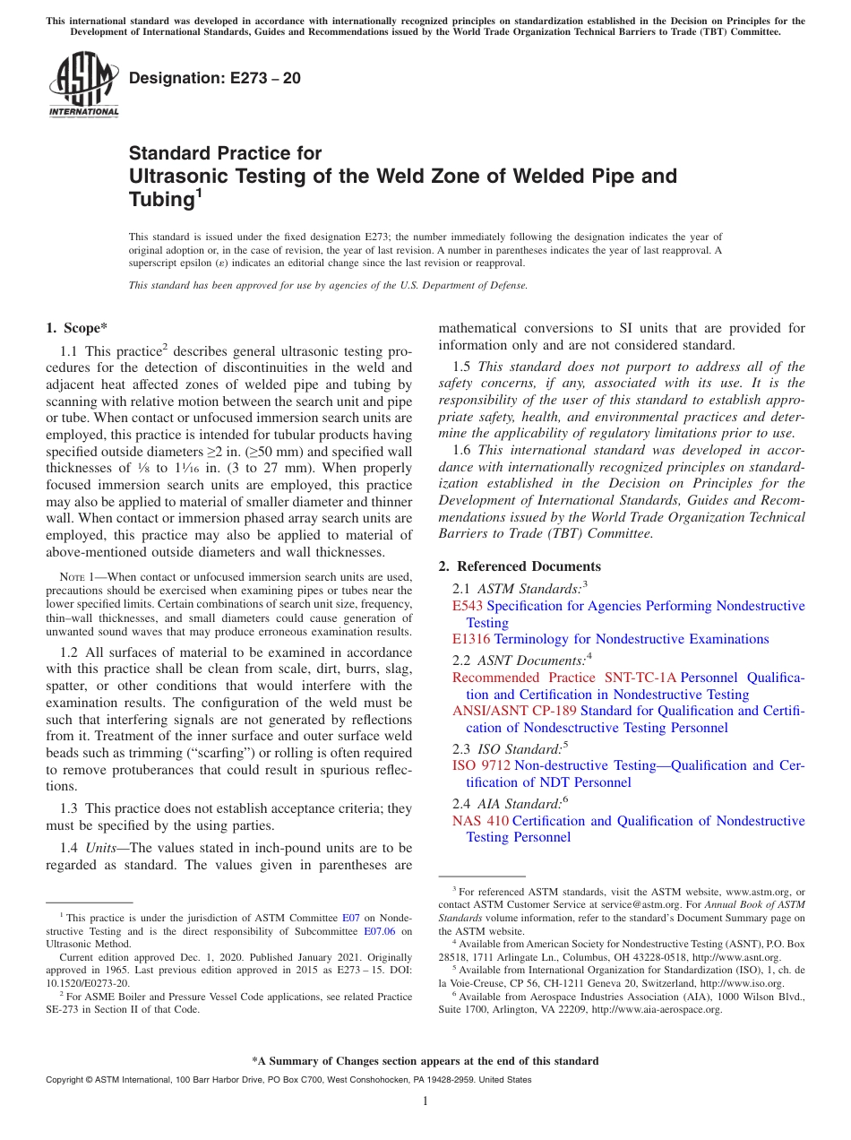 ASTM E273 - 20.pdf_第1页