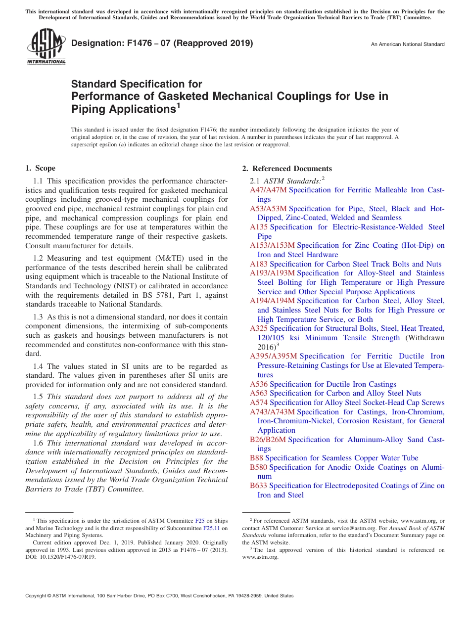 ASTM F1476 - 07 (2019).pdf_第1页