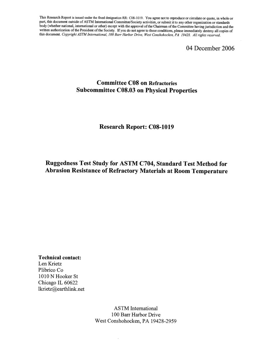 ASTM RR-C08-1019 2006.pdf_第1页
