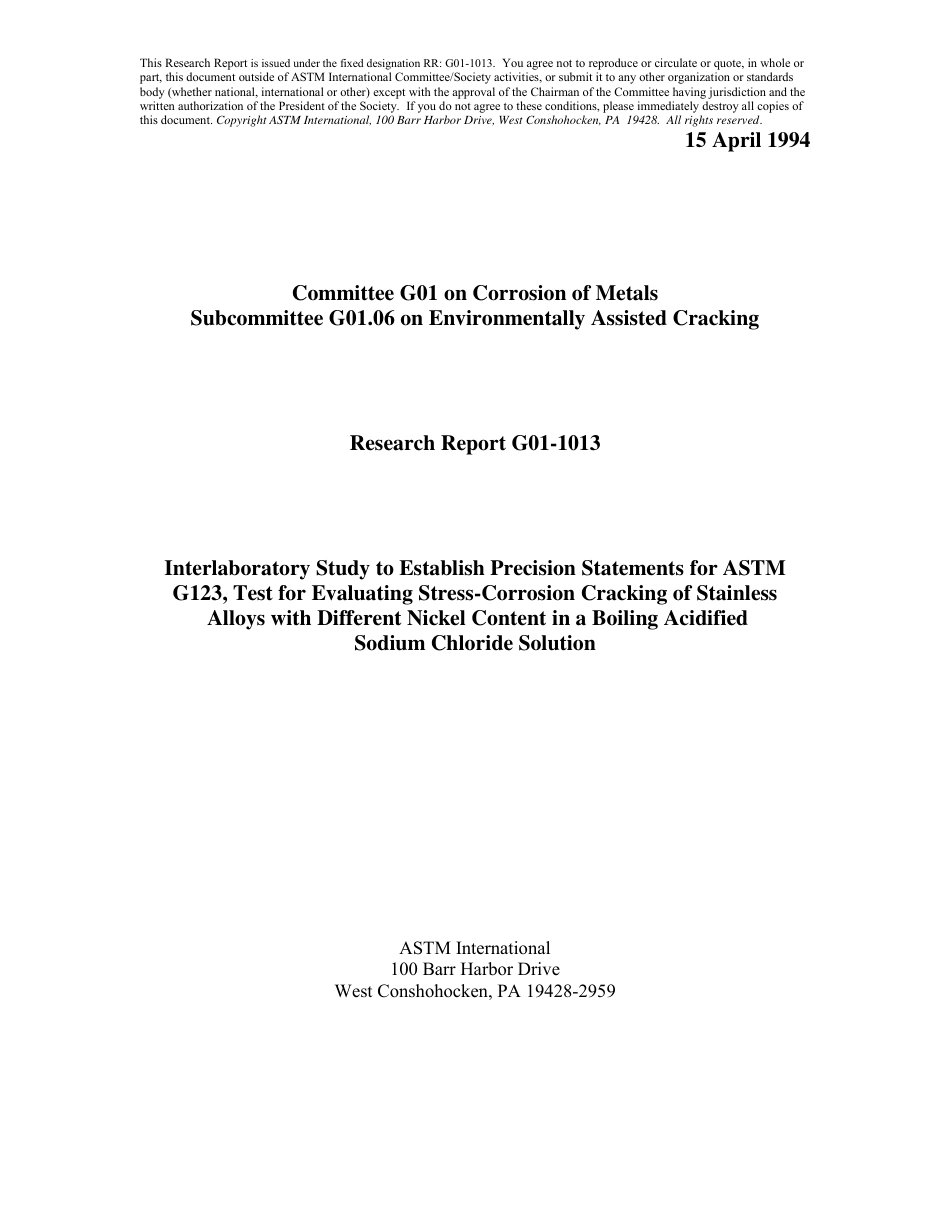 ASTM RR-G01-1013 1994.pdf_第1页