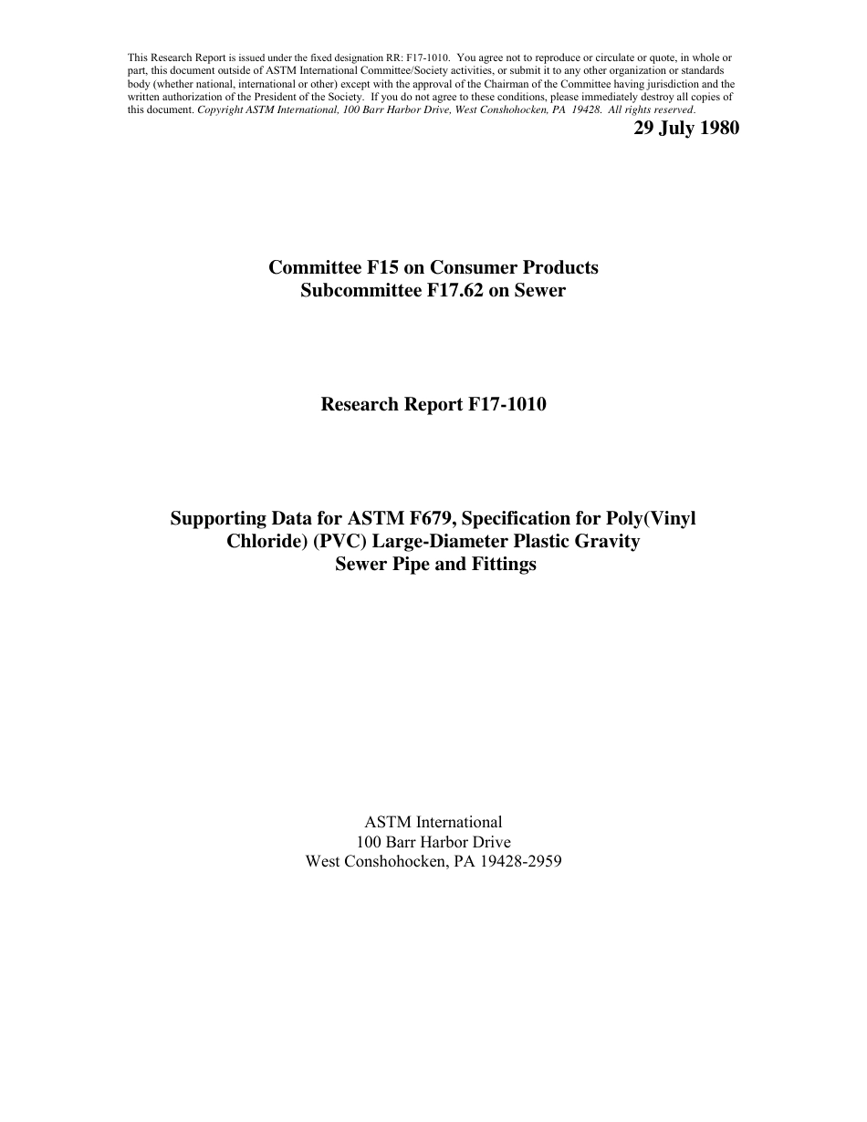 ASTM RR-F17-1010 1980.pdf_第1页