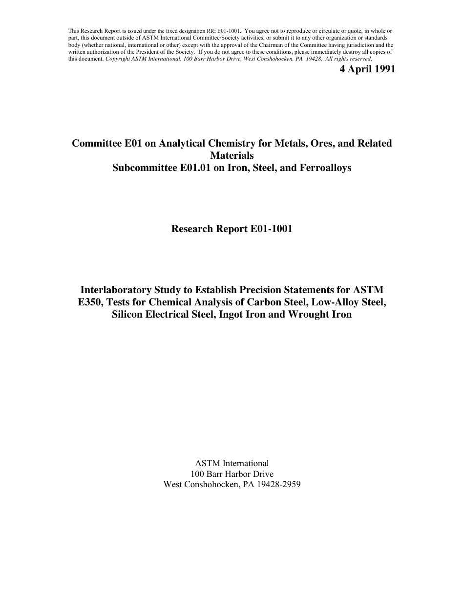 ASTM RR-E01-1001 1991.pdf_第1页
