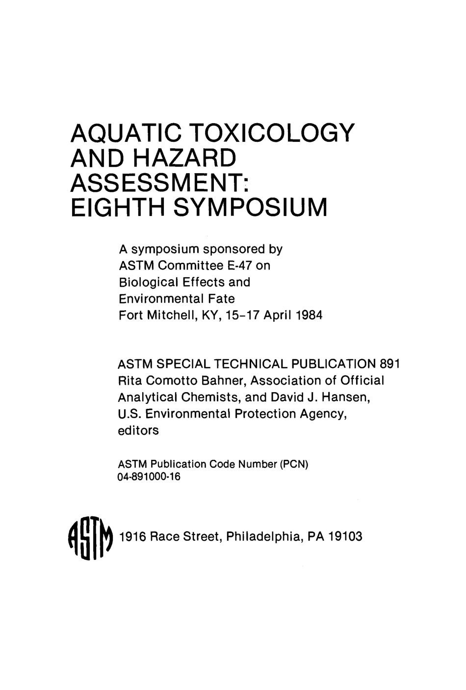 ASTM STP 891-1985.pdf_第2页