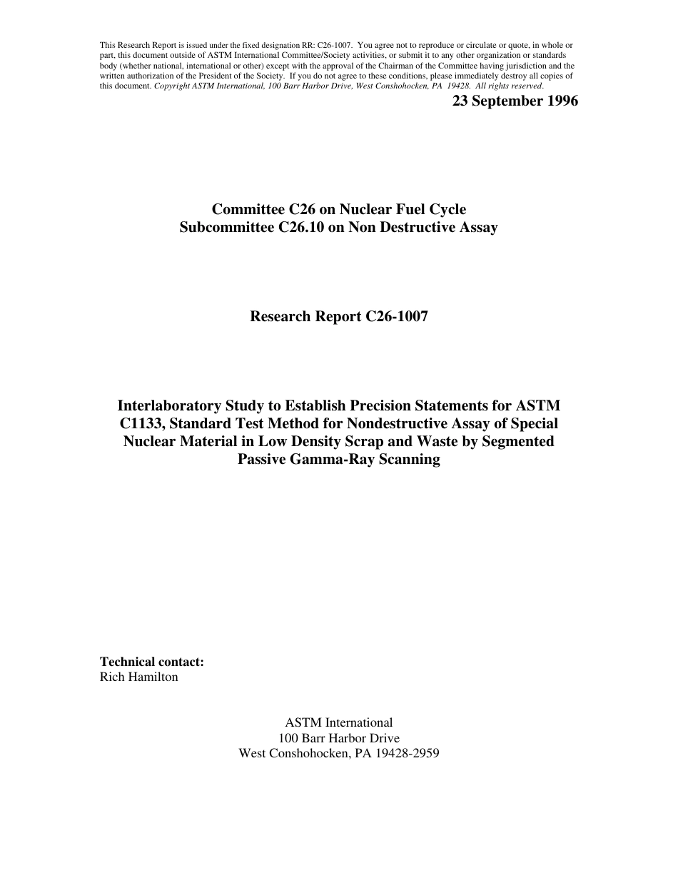 ASTM RR-C26-1007 1996.pdf_第1页