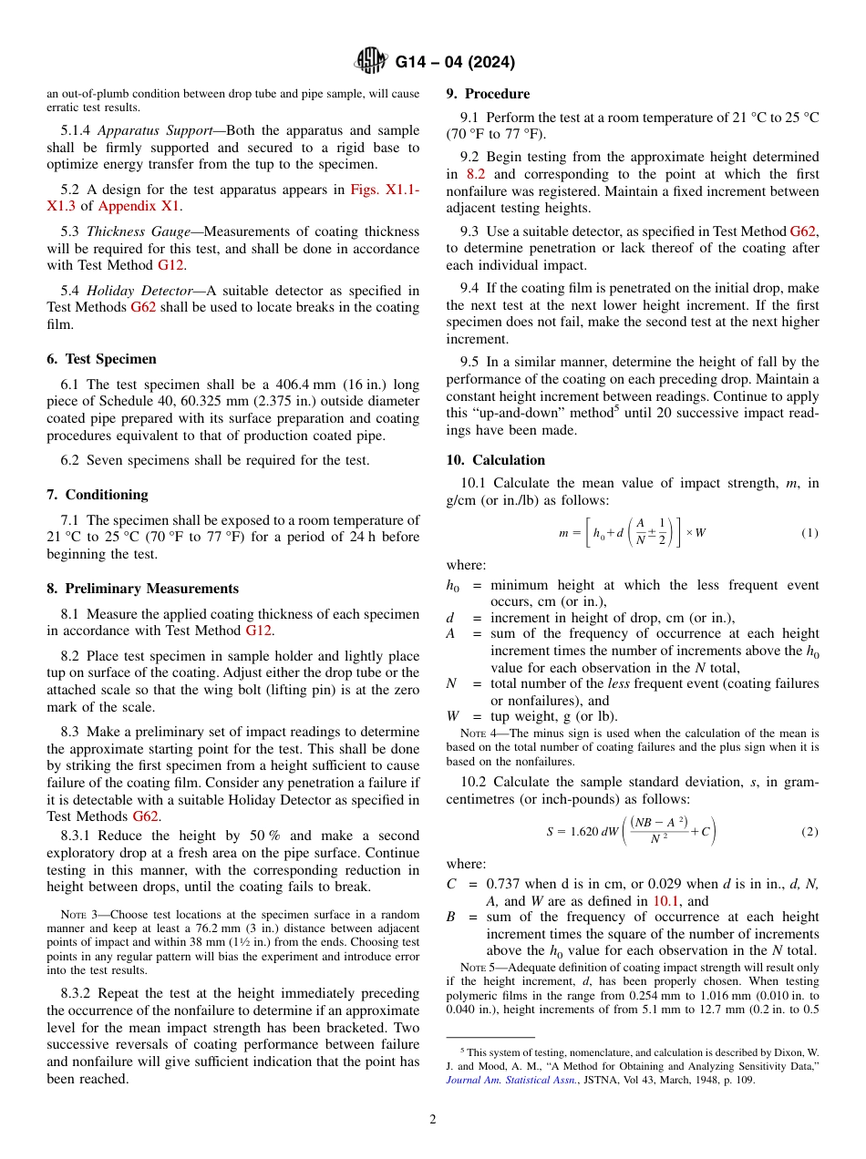 ASTM G14 - 04 (2024).pdf_第2页