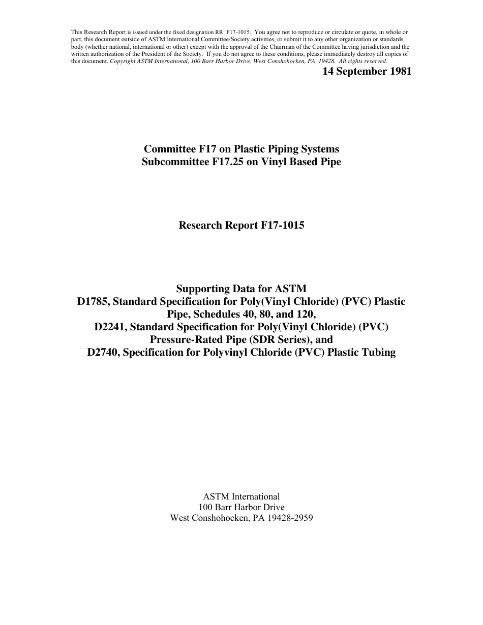 ASTM RR-F17-1015 1981.pdf_第1页